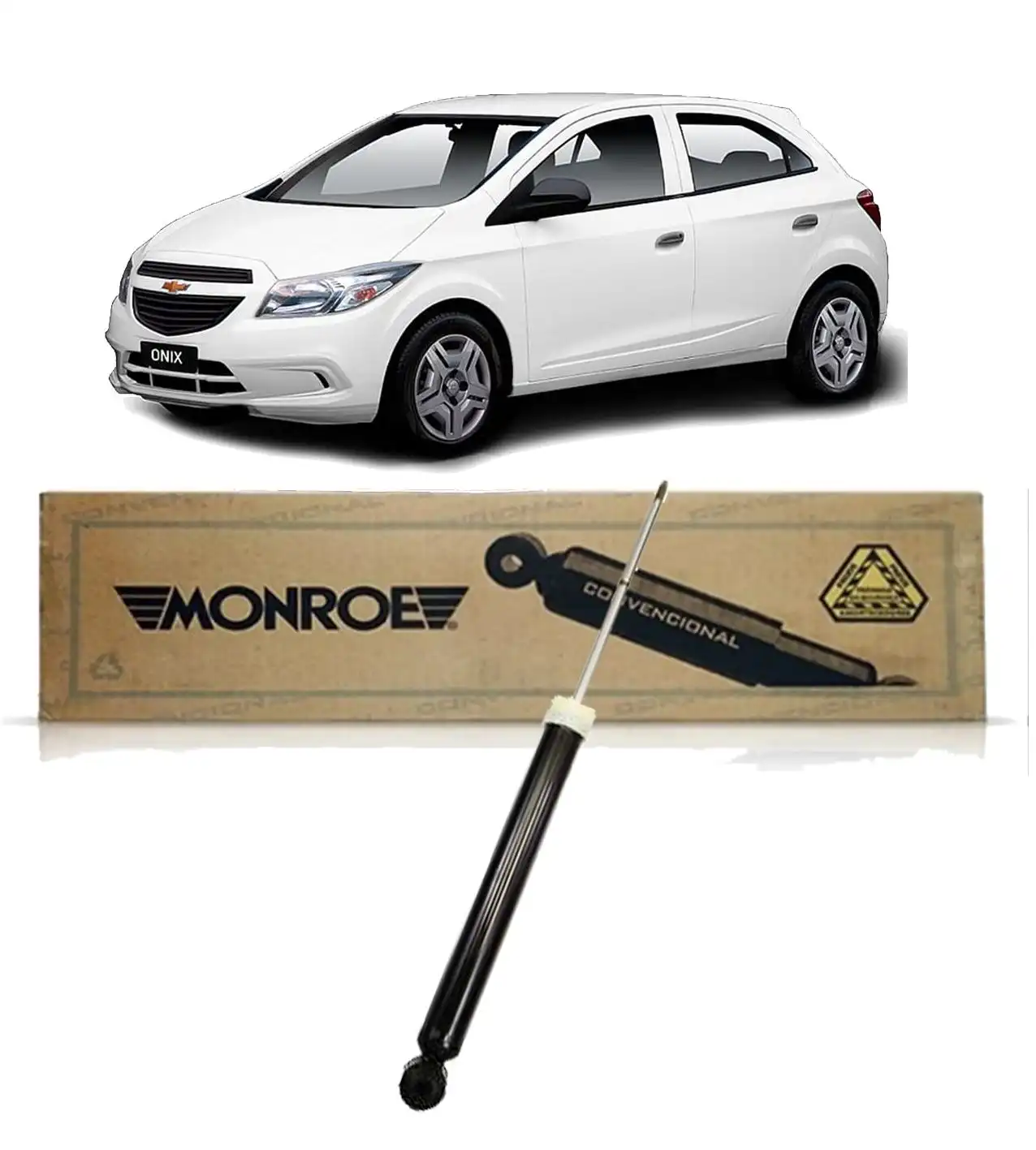 AMORTECEDOR TRASEIRO ONIX 2012 A 2019