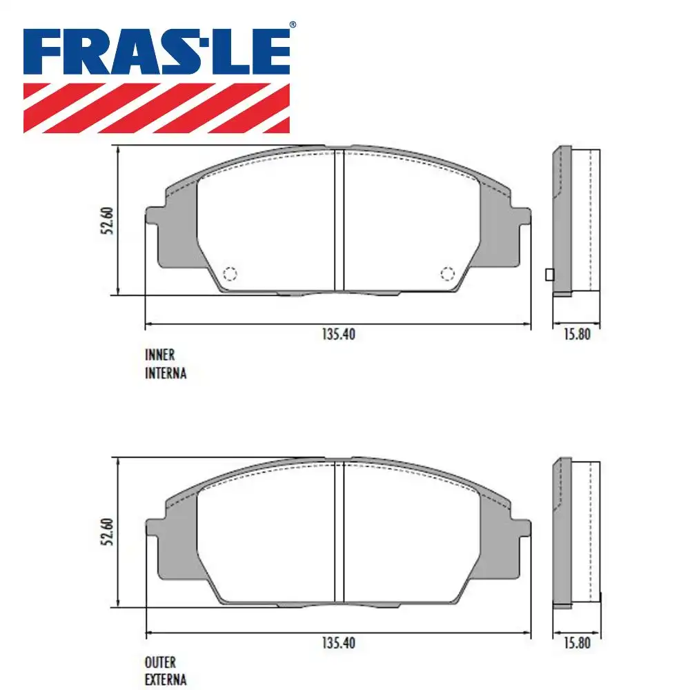 PASTILHA FREIO DIANTEIRA NEW CIVIC SI 2.0 16V 2007 A 2012