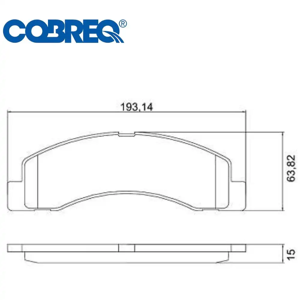 PASTILHA FREIO DIANTEIRA E TRASEIRA F-250 1998/