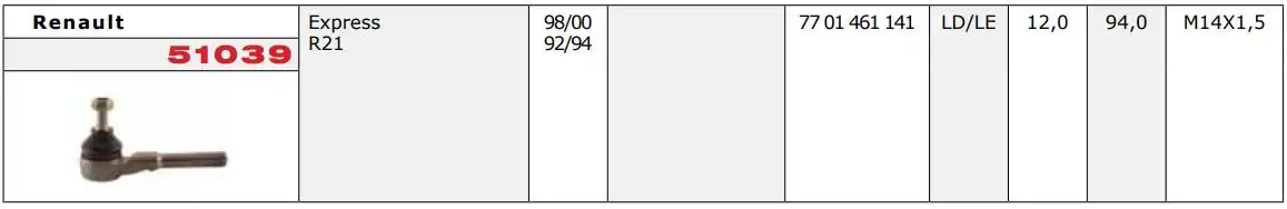 PONTEIRA DIRECAO RENAULT LAGUNA NEVADA /98