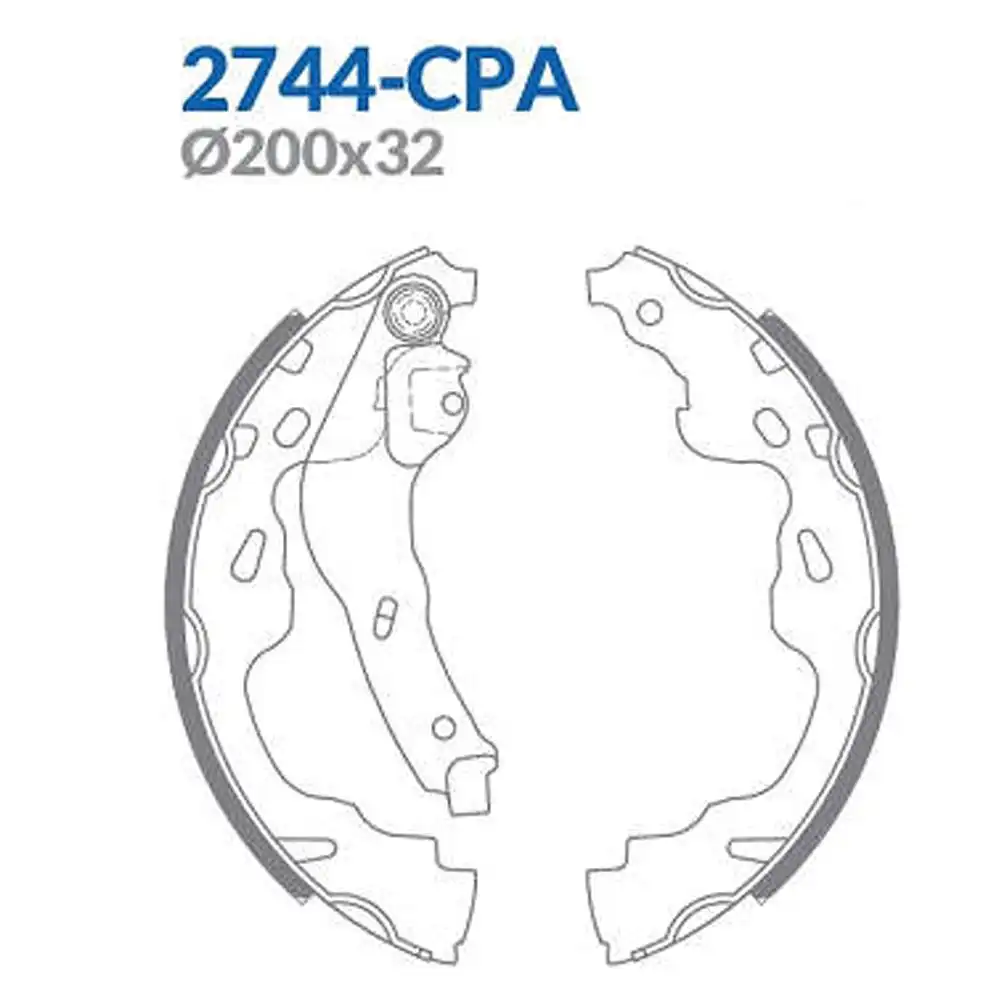 SAPATAS FREIO TRAS TOYOTA ETIOS 1.3 2012 EM DIANTE