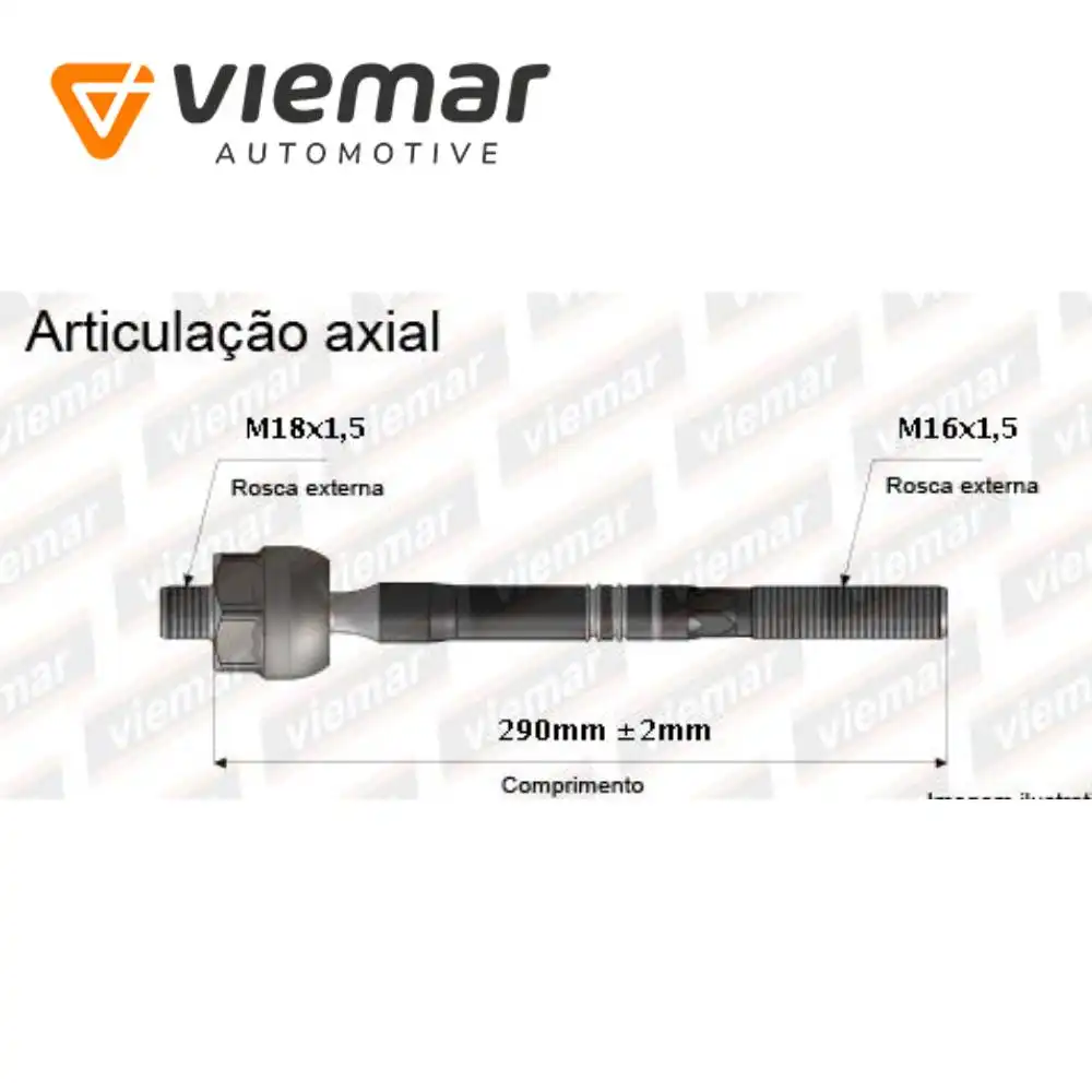 BARRA AXIAL CHEVROLET CAMARO 2012 A 2015