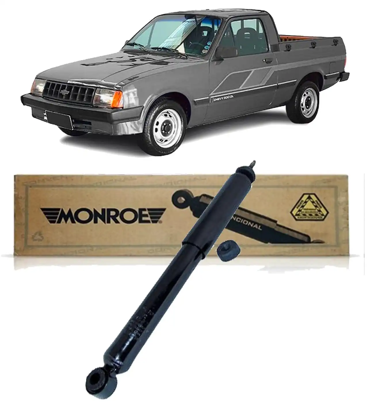 AMORTECEDOR TRASEIRO CHEVY 500 1983 A 1995 GAS