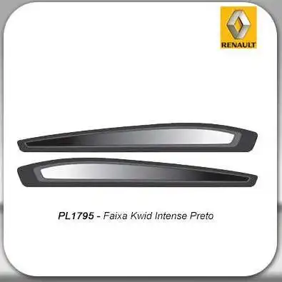 FAIXA LATERAL KWID INTENSE PRETO