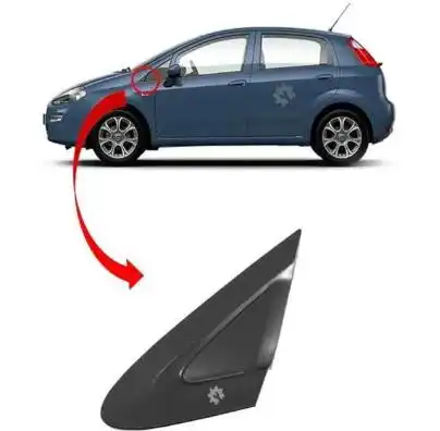 ACABAMENTO ESPELHO EXT FIAT PUNTO 08/ ESQ