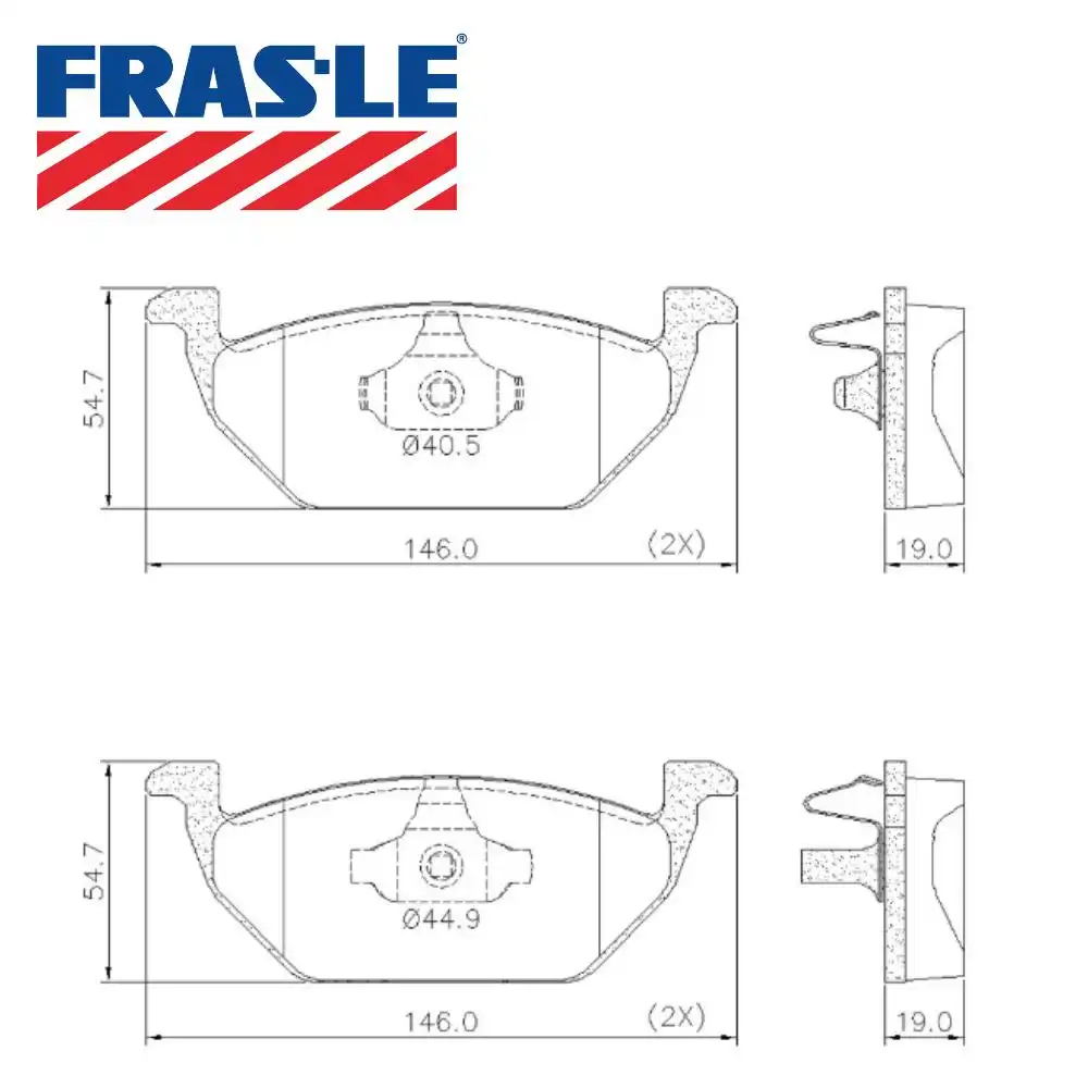PASTILHA FREIO DIANTEIRA AUDI A3 1.6 1999 ACIMA CERAMICA