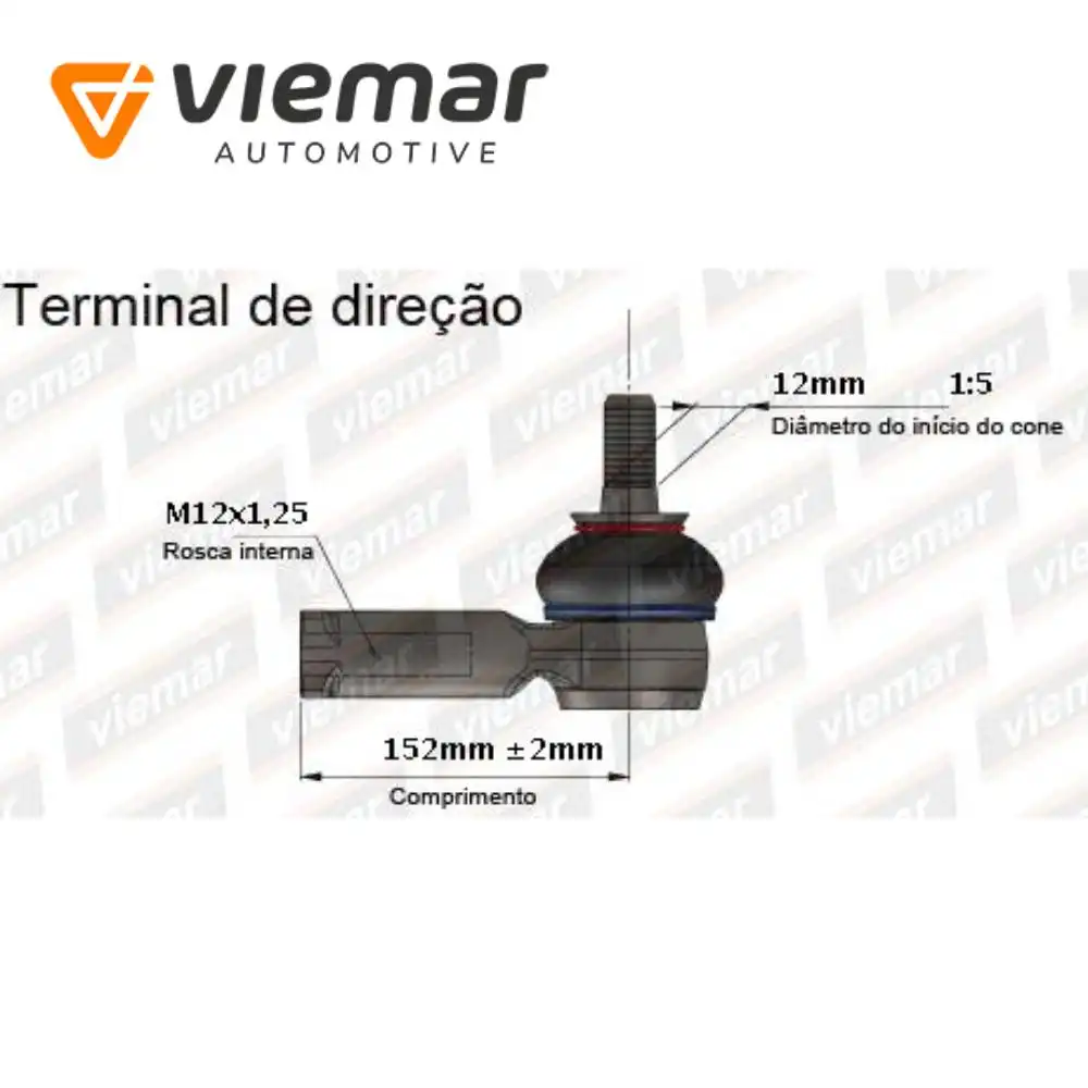 PONTEIRA DIRECAO NISSAN SENTRA 2007 A 2012 ESQ