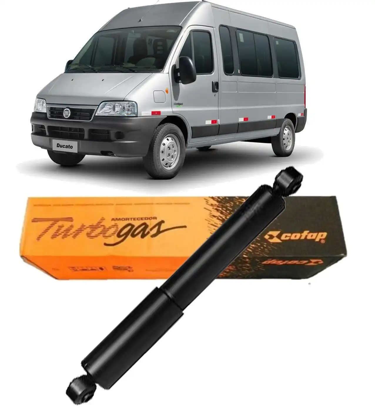 AMORTECEDOR TRASEIRO FIAT DUCATO 1998 A 2016