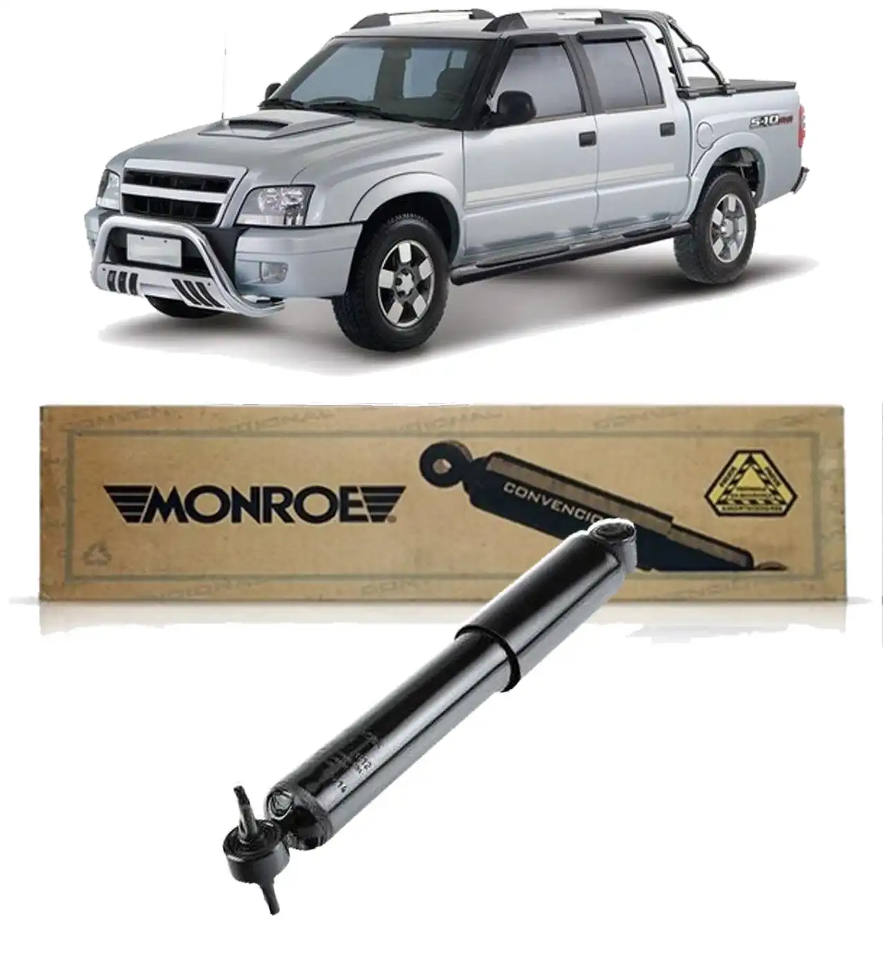 AMORTECEDOR DIANTEIRO S-10 1995 A 2011 4X2