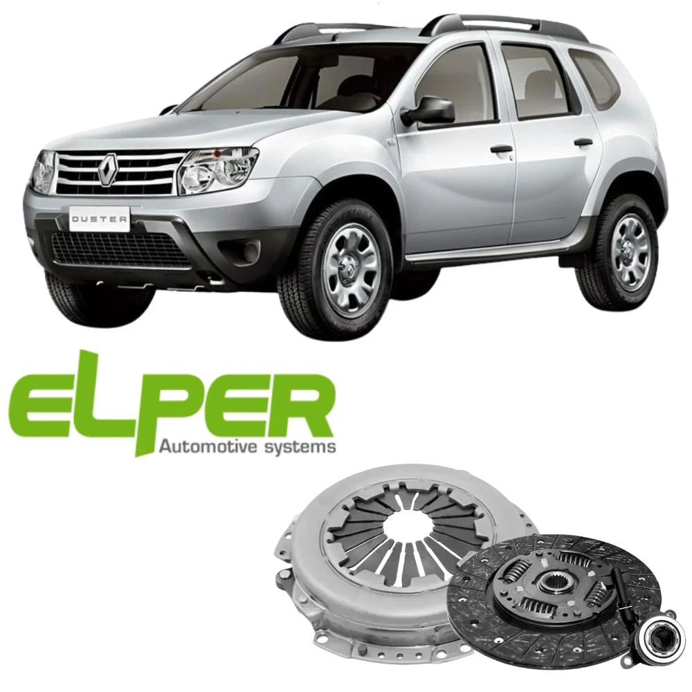 KIT EMBREAGEM DUSTER 2.0 4X2 2011 ACIMA COM ATUADOR