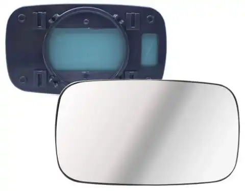 VIDRO ESPELHO PALIO 96/00 ESQ C/ CARCACA