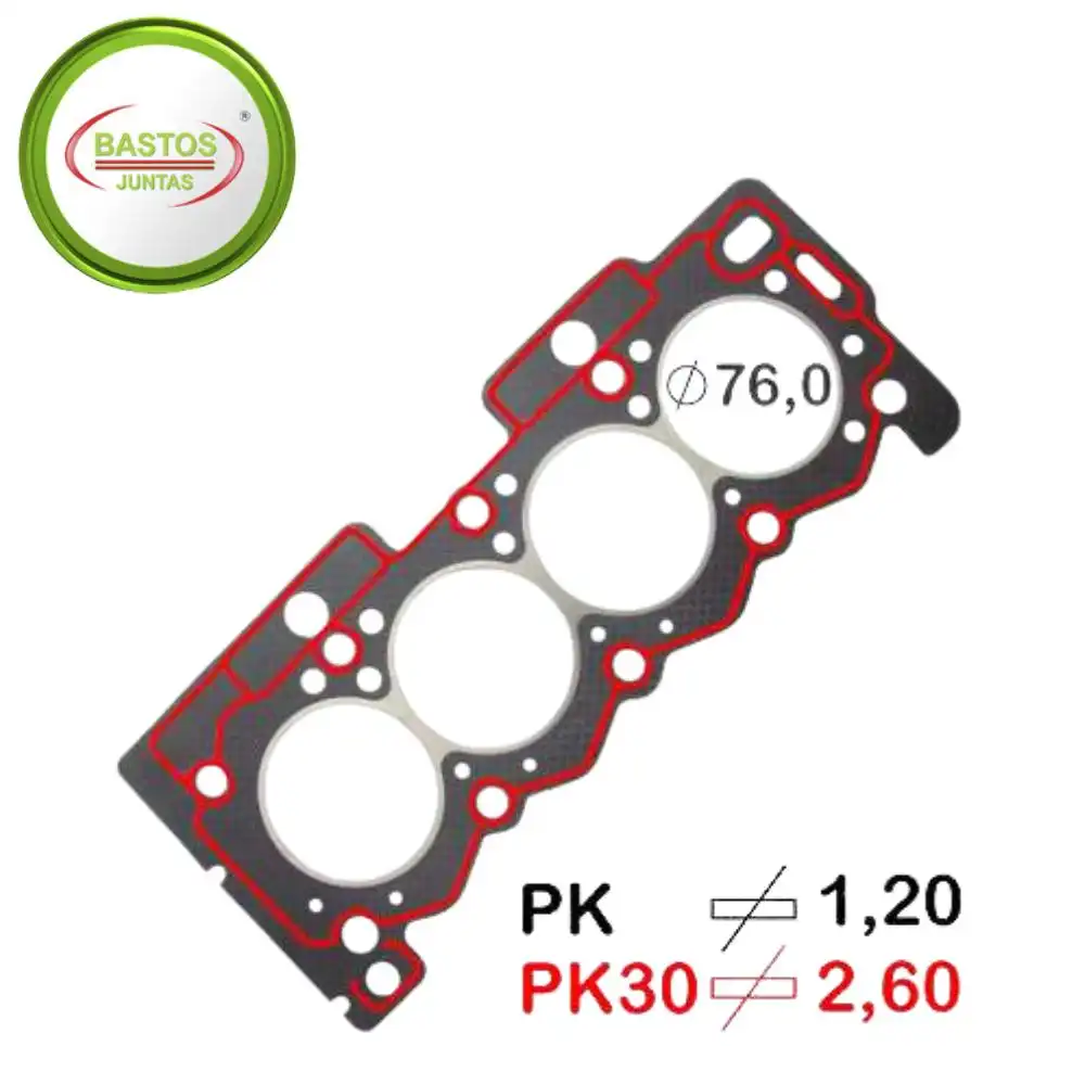 JUNTA CABECOTE PEUGEOT 207 1.4 8V 2008 A 2016 FIBRA