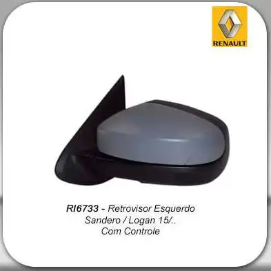 ESPELHO EXT RENAULT SANDERO 2014 EM DIANTE ESQ