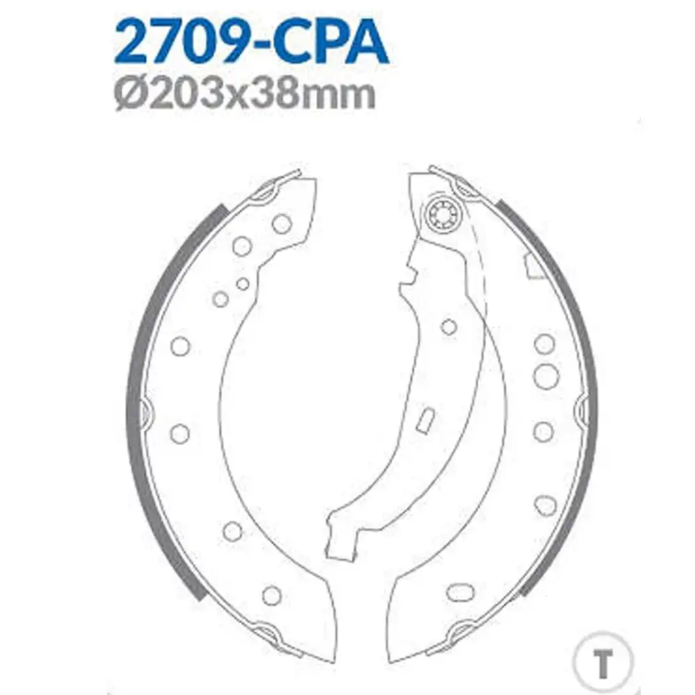 SAPATAS FREIO PEUGEOT 206 1.4 2005 A 2009