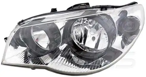 FAROL FIAT PALIO 04/ ESQ C/ MASCARA CROMADA ARO PRETO