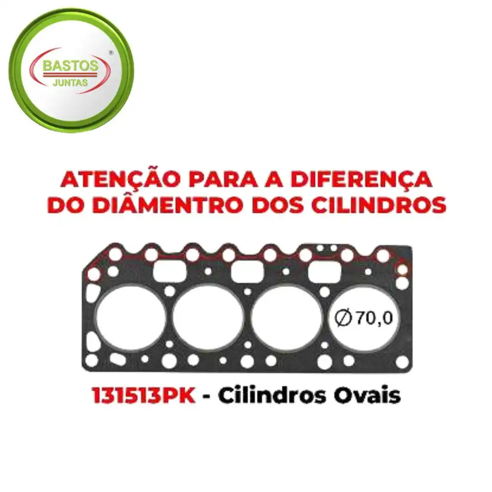 JUNTA CABECOTE FIESTA 1.0 8V ENDURA 1995 A 1999 FIBRA