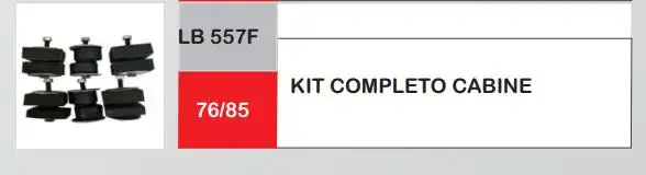 CALCO CABINE C-10 D-10 76/85 (KIT COMPLETO)