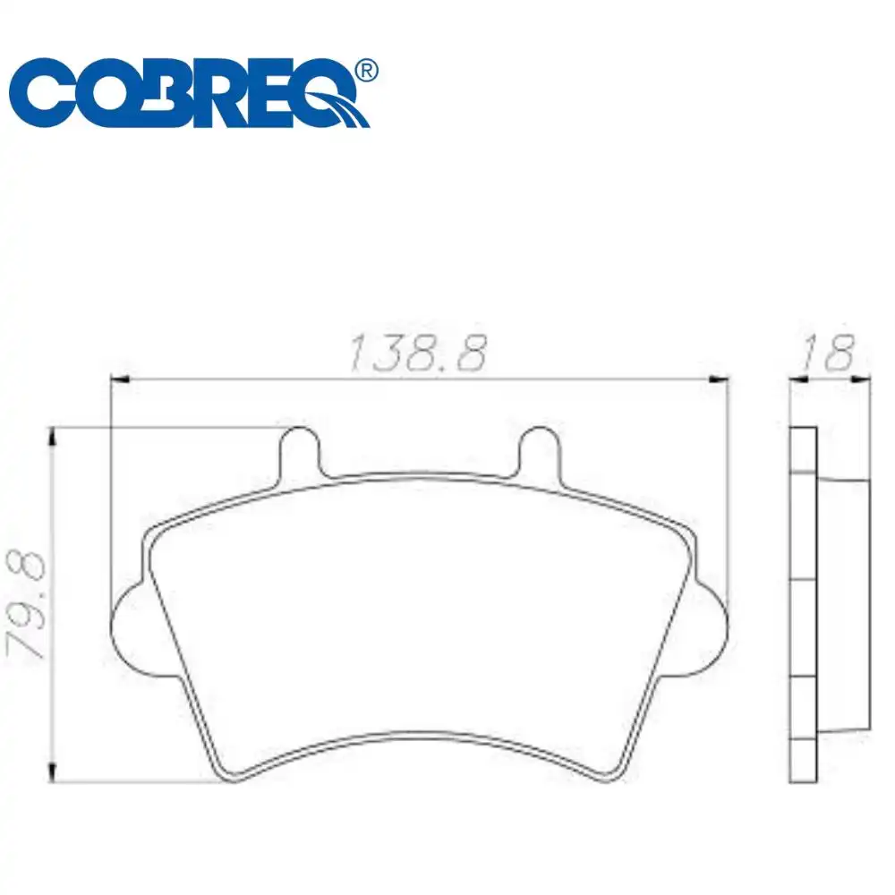 PASTILHA FREIO DIANTEIRA RENAULT MASTER 2000 A 2012