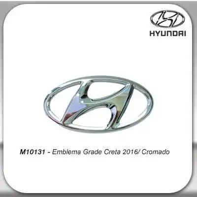 EMBLEMA GRADE CRETA 2016 EM DIANTE CROMADO