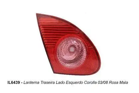 SINAL TRAS TOYOTA COROLLA 03/08 ESQ TAMPA