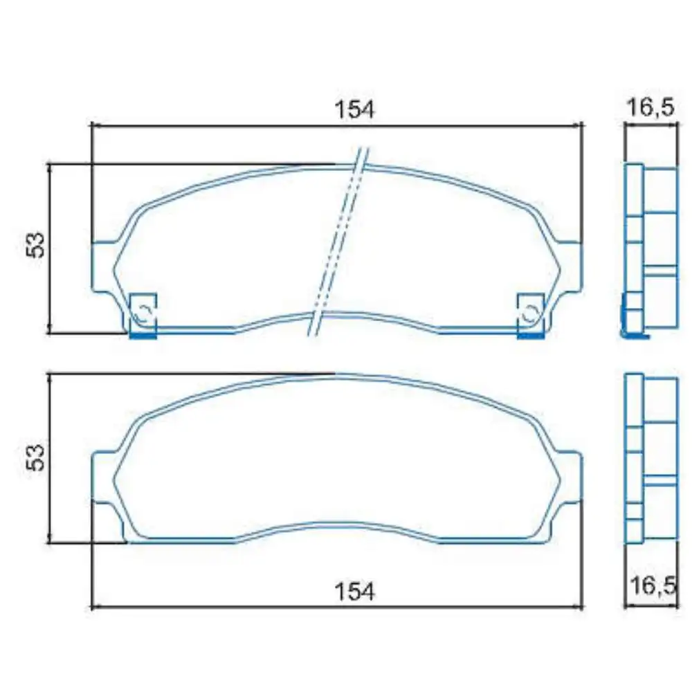 PASTILHA FREIO DIANTEIRA FORD EXPLORER 2001 A 2005