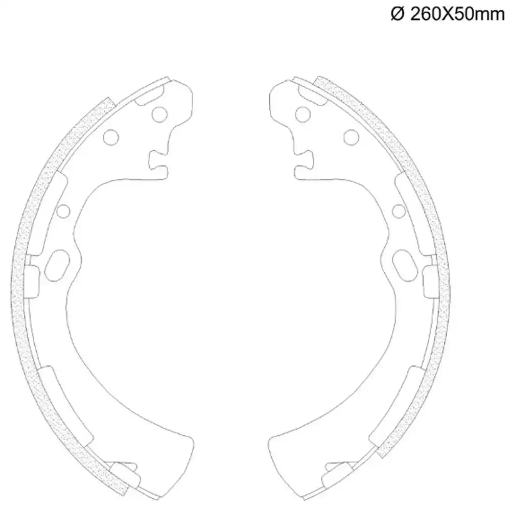 SAPATAS FREIO NISSAN FRONTIER 2.8 12V 2005 A 2008