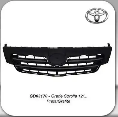 GRADE RADIADOR TOYOTA COROLLA 2012 A 2014 PRETA GRAFITE