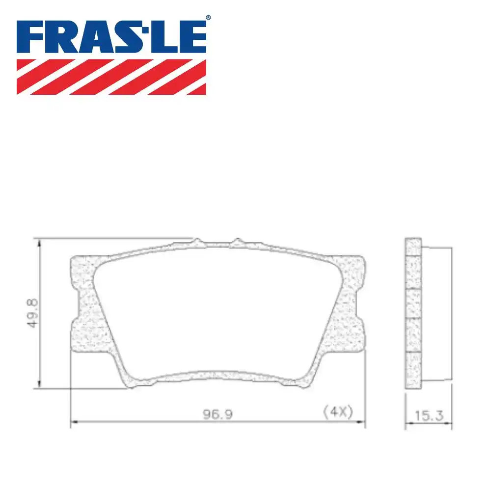 PASTILHA FREIO TRASEIRA TOYOTA RAV4 2.0 2.4 16V 2006 A 2012