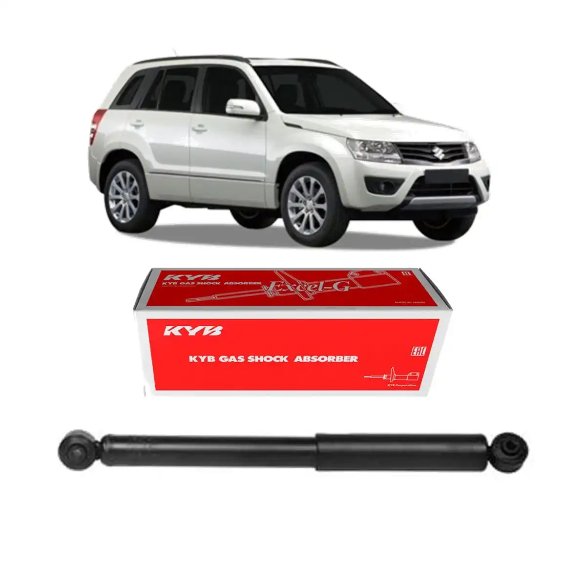AMORTECEDOR TRASEIRO SUZUKI GRAND VITARA 2009 ACIMA