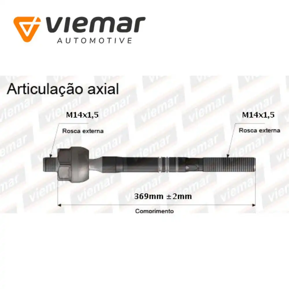 BARRA AXIAL GOLF 1992 A 1999 (MECANISMO TRW HIDR)