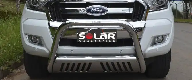 PARACHOQUE IMPULSAO RANGER 2013 A 2022 70MM CROMADO C/PROTEC