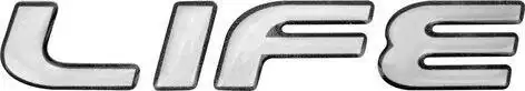 EMBLEMA ADESIVO LIFE CORSA CLASSIC CELTA 2007/ PRATA
