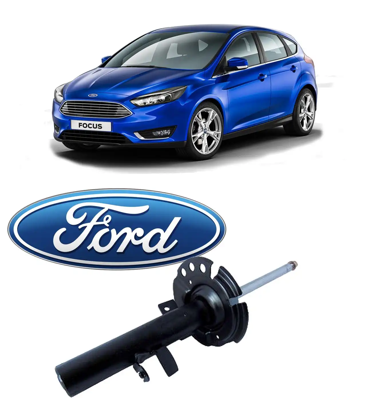 AMORTECEDOR DIANTEIRO FOCUS 2014 A 2018 DIREITO