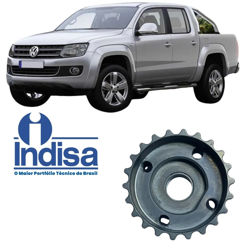 ENGRENAGEM VIRABREQUIM AMAROK 2.0 DIESEL 2011 ACIMA
