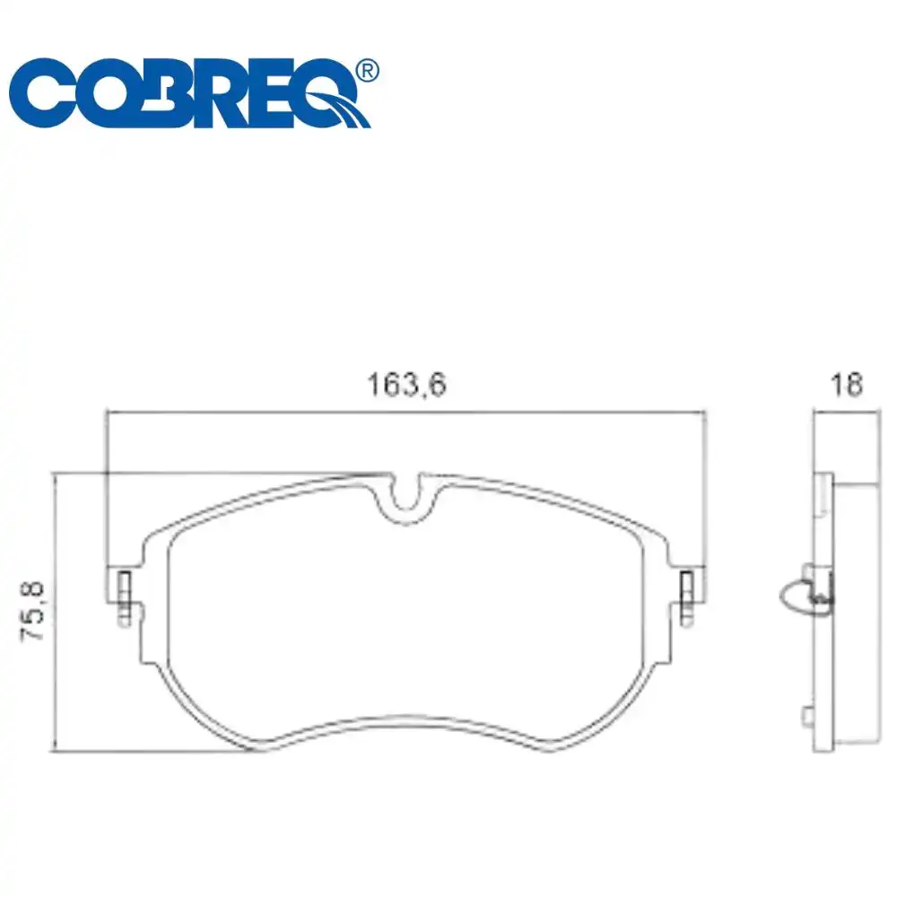 PASTILHA FREIO DIANTEIRA AMAROK 3.0 V6 2018 A 2021 CERAMICA