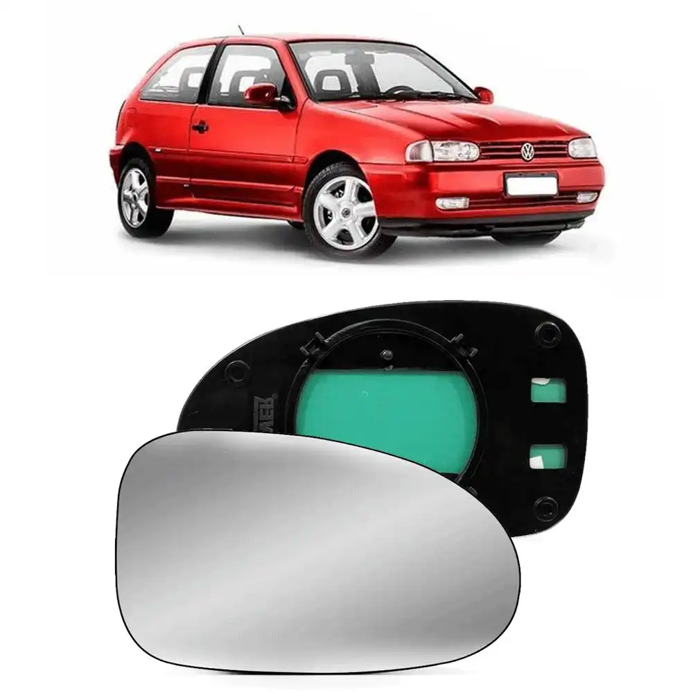 VIDRO ESPELHO GOL PLUS 95/ DIR C/ CARCACA