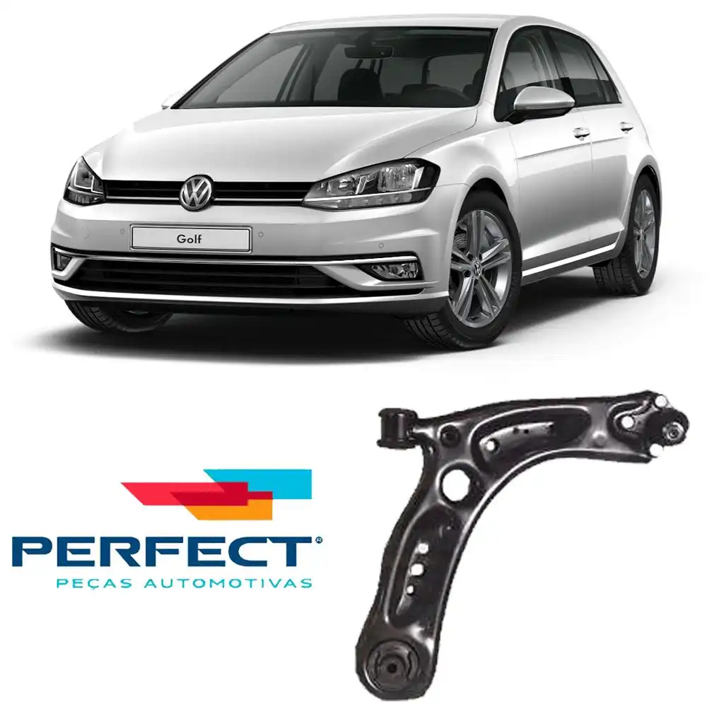 BANDEJA DIANTEIRA GOLF 2014 A 2019 ESQUERDA COM PIVO