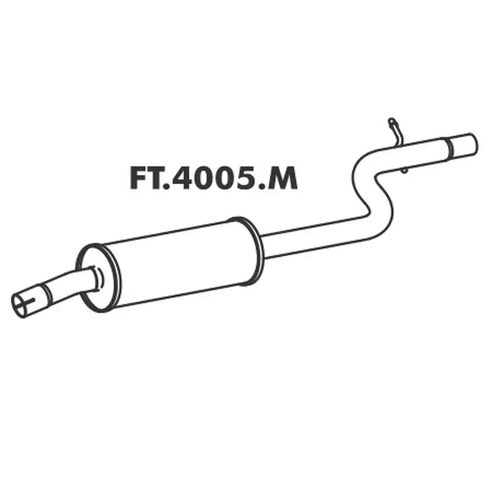 SILENC INTERM FT DOBLO CARGO 1.6 MPI 16V GS 2001 A 2003