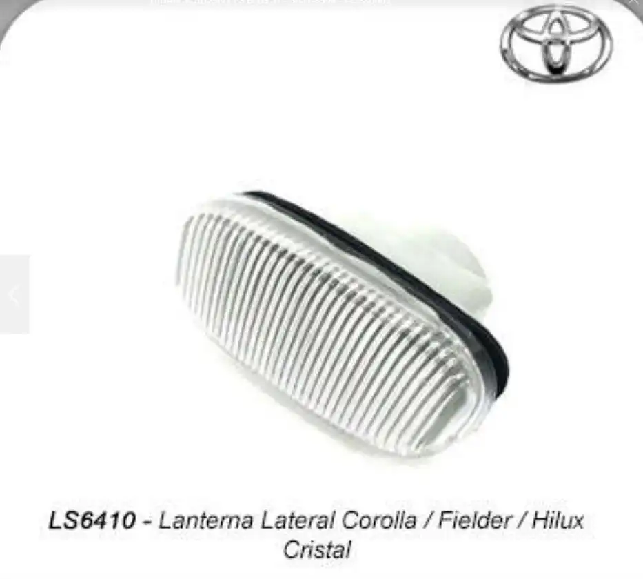 LANTERNA LATERAL COROLLA 2008 ( CRISTAL )