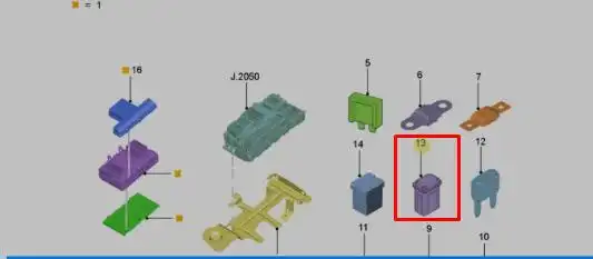 FUSIVEL DE ENCAIXE 25 AMP BRANCO