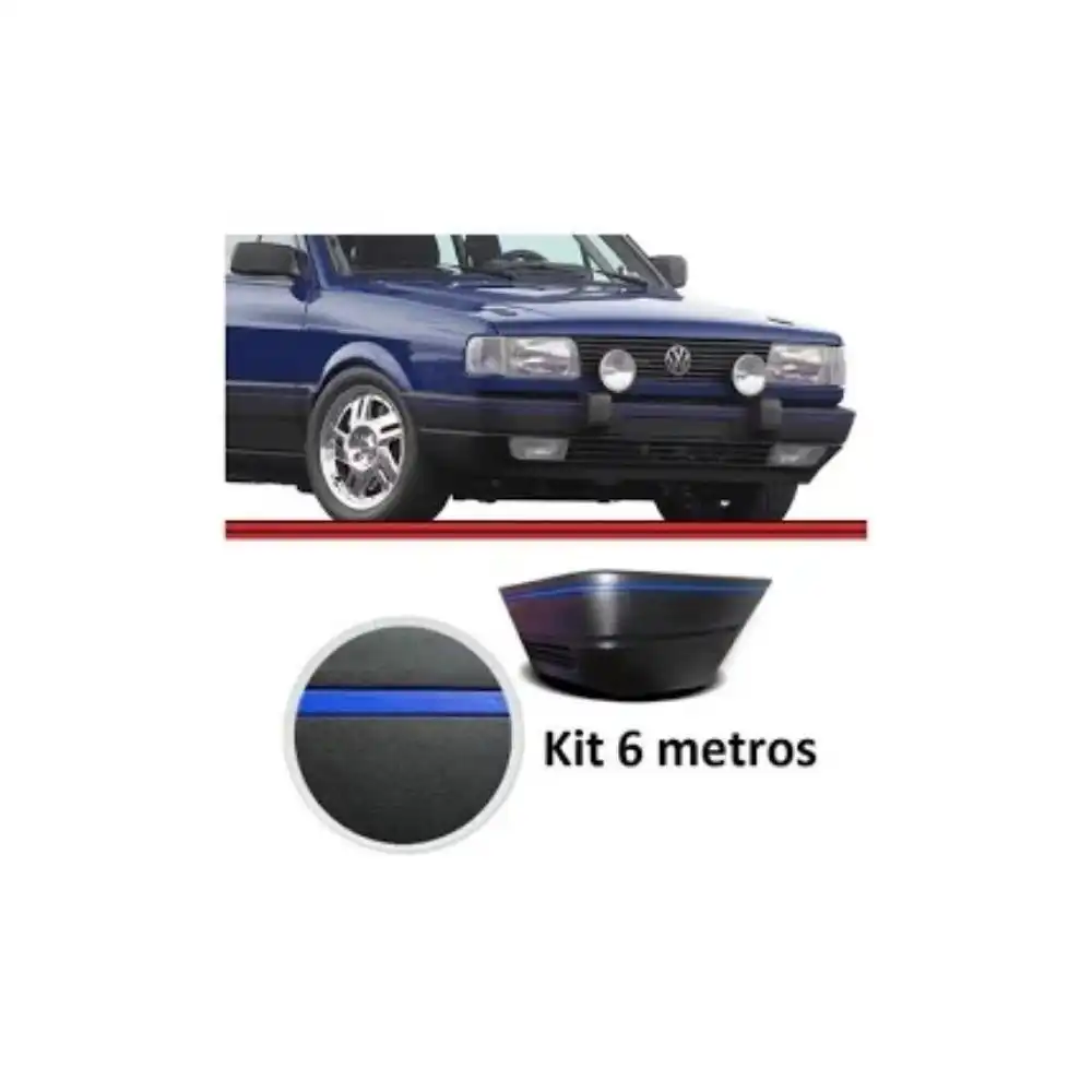 FRISO PARACHOQUE GOL G1  - AZUL 6 METROS