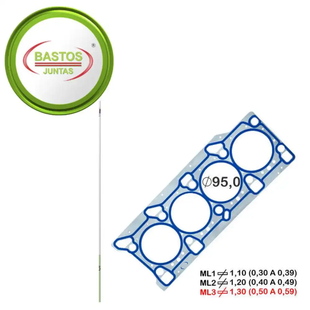 JUNTA CABECOTE S-10 2.8 16V 2012 A 2025 METAL 3 PIC