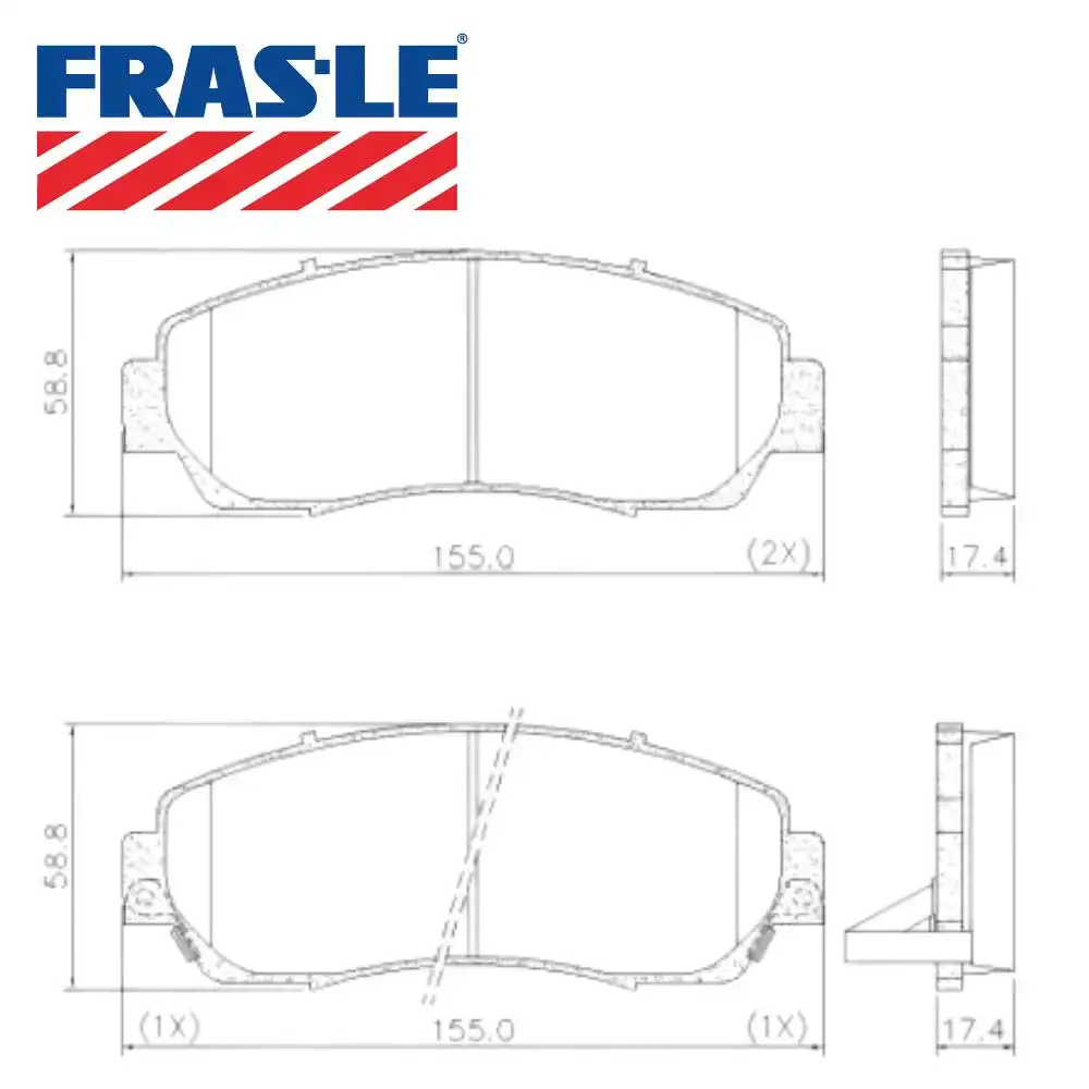 PASTILHA FREIO DIANTEIRA CR-V 2.0 2.4 2007 ACIMA CERAMICA