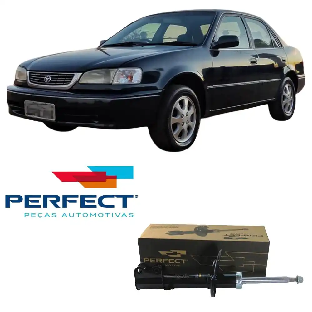 AMORTECEDOR DIANTEIRO TOYOTA COROLLA 1992 A 2002 ESQUERDO