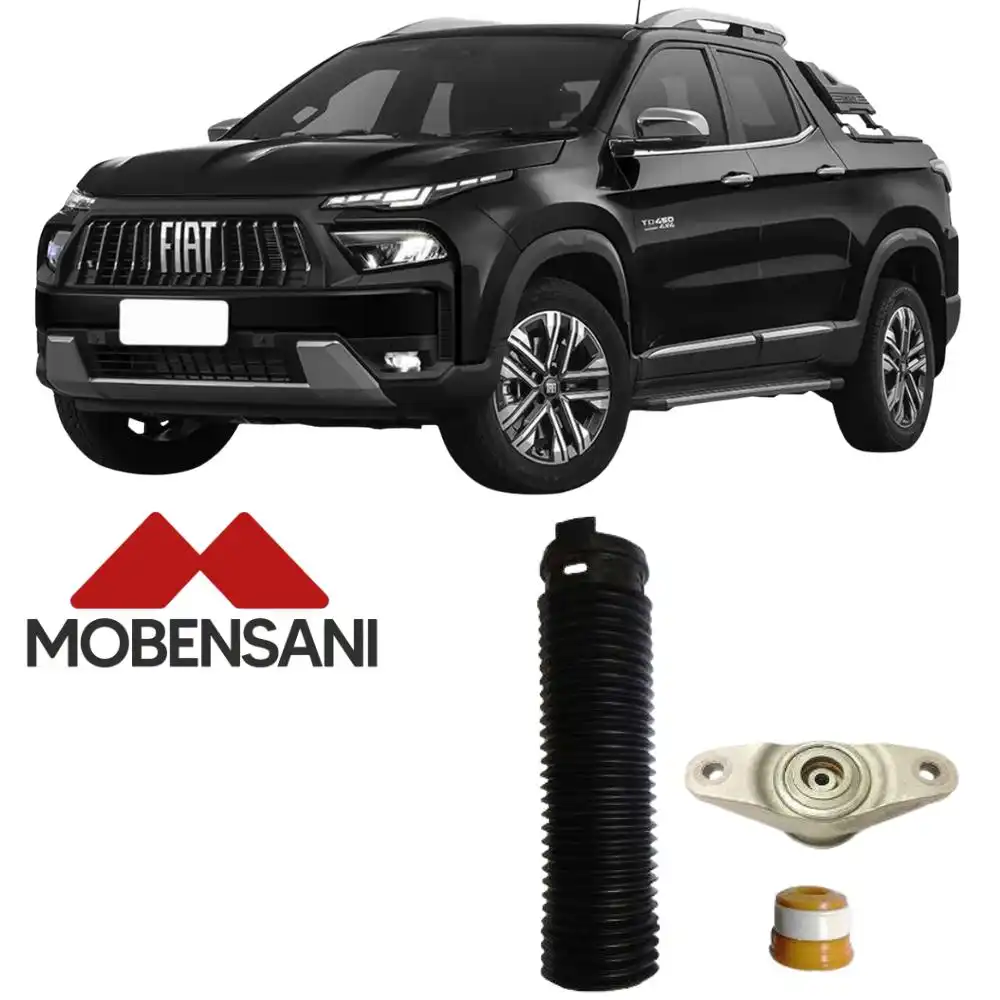 KIT AMORTECEDOR TRASEIRO FIAT TORO 2016 EM DIANTE C/SUPORTE