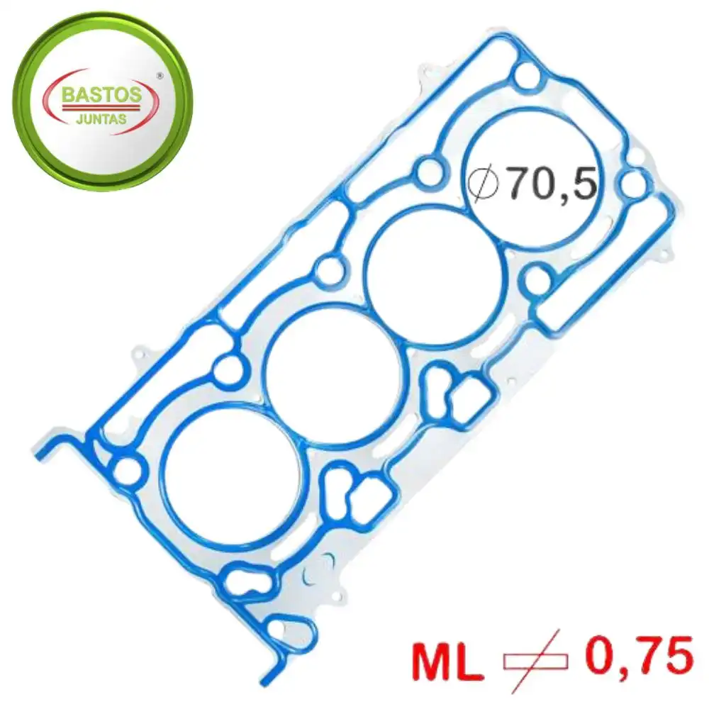 JUNTA CABECOTE UNO 1.3 8V FLEX 2016 A 2023 METAL