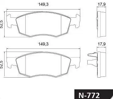 PASTILHA FREIO DIANTEIRA STRADA 1.0 12V 2023 A 2025