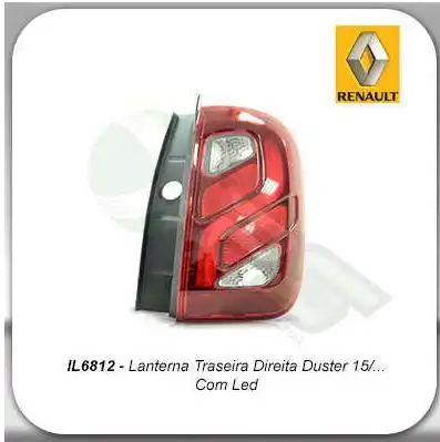 SINAL TRAS RENAULT DUSTER 15/20 DIR C/LED