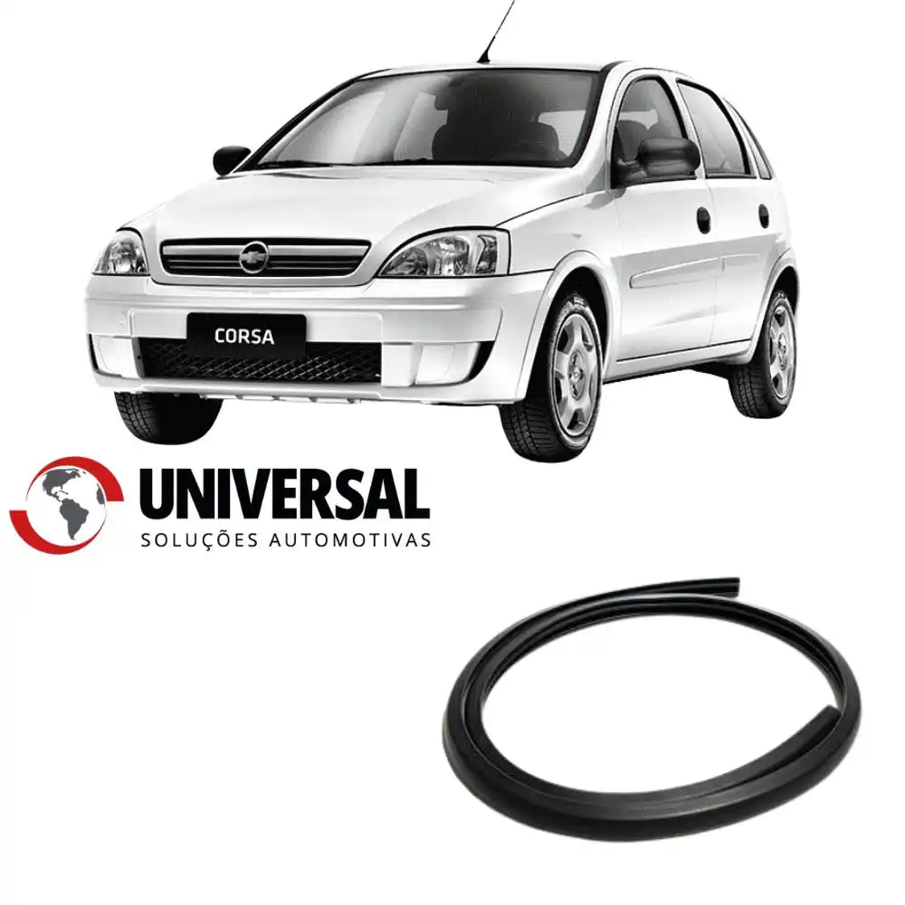 FRISO PARABRISA CORSA 02/10 NOVO MONTANA 03/10 INF (BORRACHA