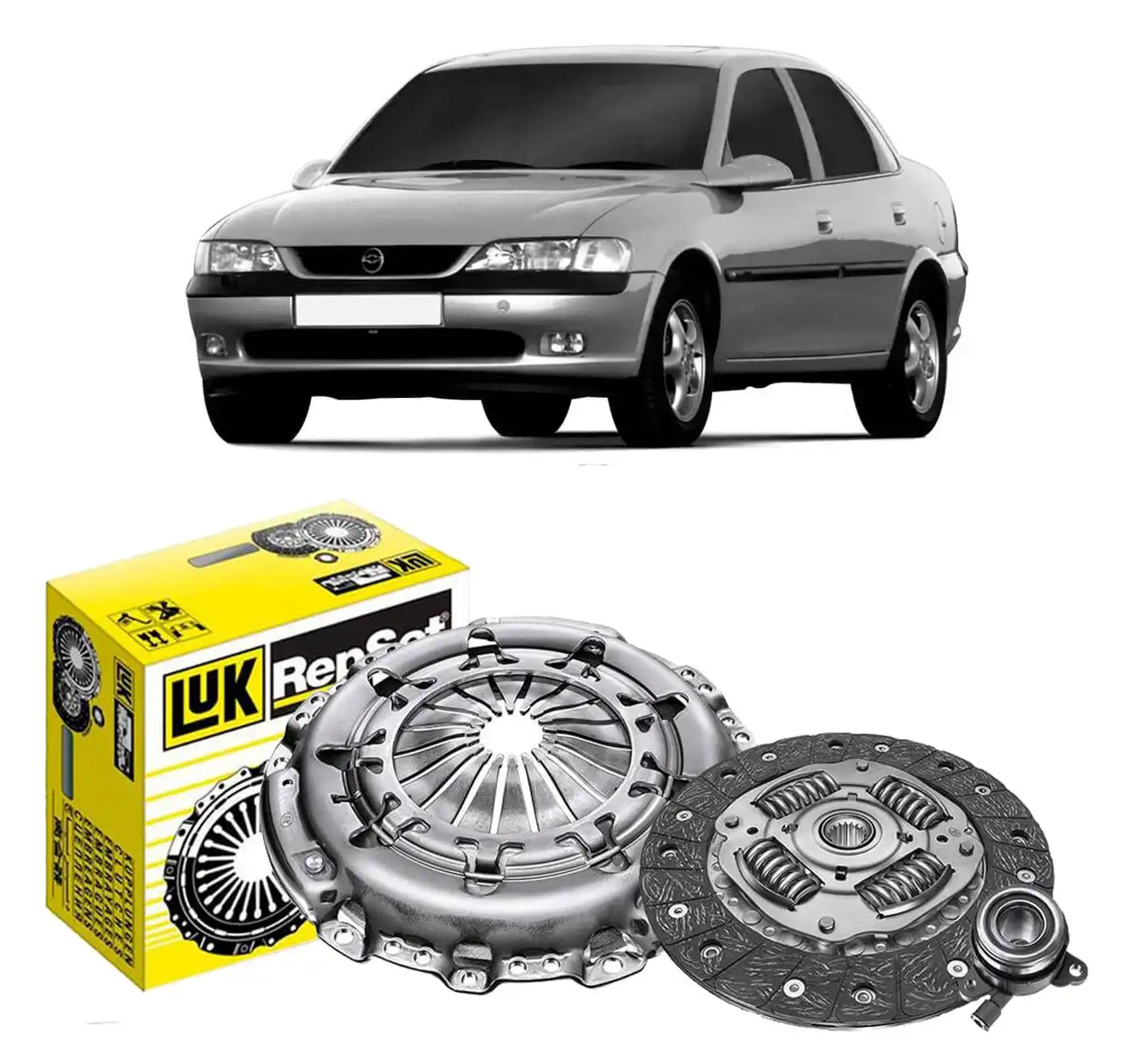 KIT EMBREAGEM VECTRA 2.0 8V 16V 1997 A 2005 COM ATUADOR